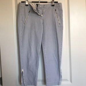 J Crew Striped Capris